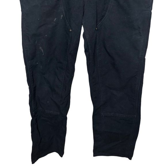 Carhartt Double Knee Riveted Work Pants Men’s 30x32 Black Duck Canvas - Picture 3 of 7